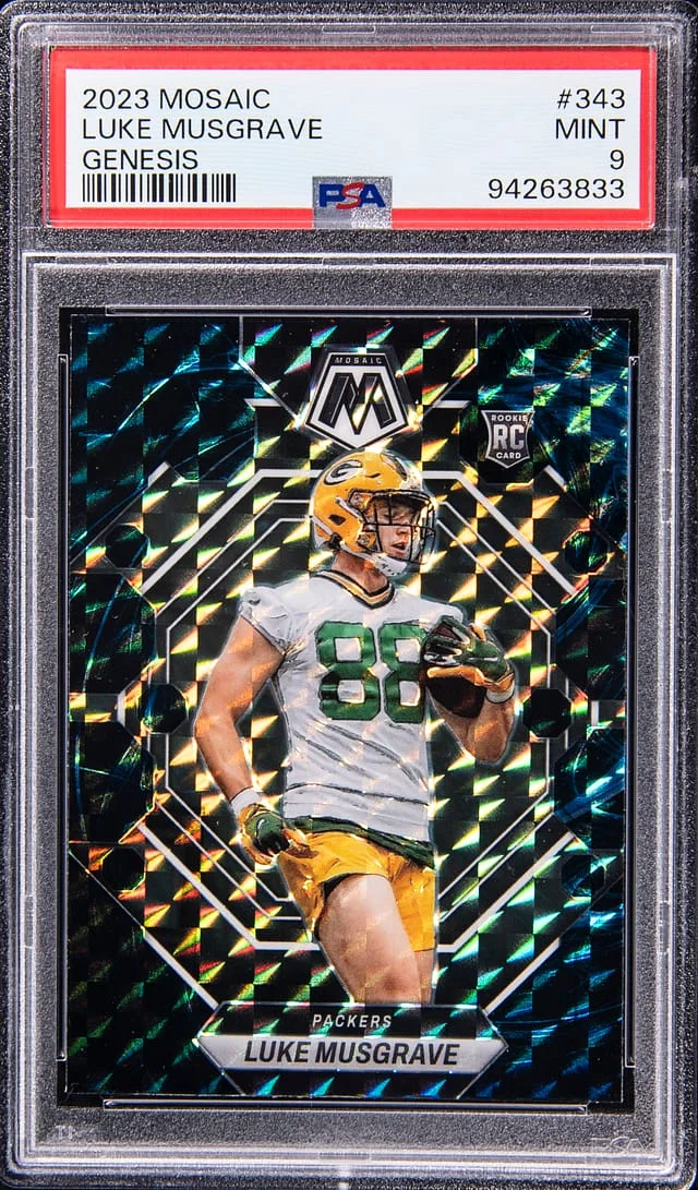 2023 Panini Mosaic Luke Musgrave Genesis #343 card image