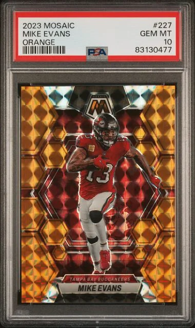 2023 Panini Mosaic Mike Evans Orange #227 card image
