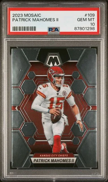 2023 Panini Mosaic Patrick Mahomes II #109 card image