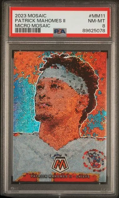 2023 Panini Mosaic Patrick Mahomes II Micro Mosaic #MM11 card image