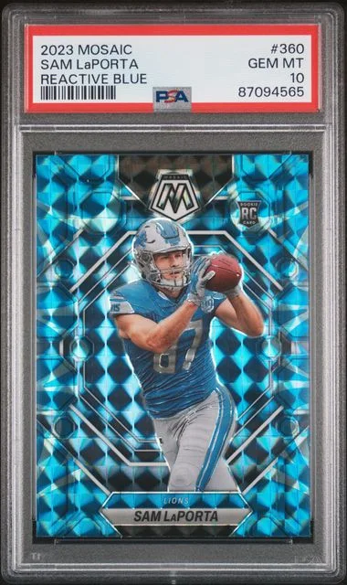 2023 Panini Mosaic Sam Laporta #360 card image