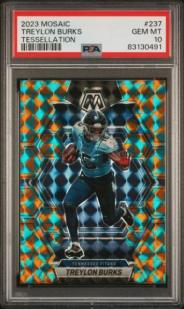 2023 Panini Mosaic Treylon Burks Tessellation #237 card image
