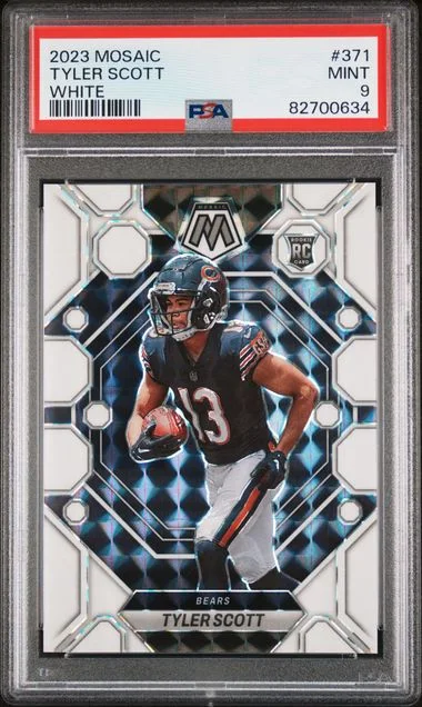 2023 Panini Mosaic Tyler Scott White #371 card image