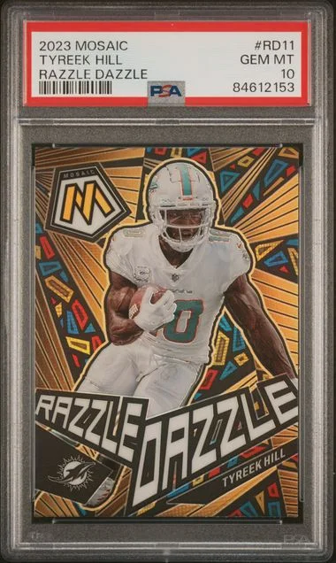 2023 Panini Mosaic Tyreek Hill Razzle Dazzle #RD11 card image