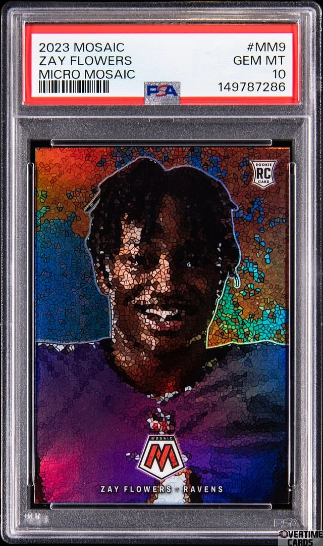 2023 Panini Mosaic Zay Flowers Micro Mosaic #MM-9 card image