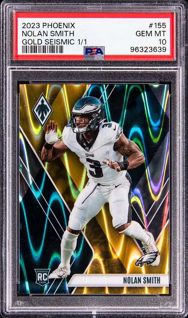 2023 Panini Nolan Smith Phoenix Gold Seismic #155 card image