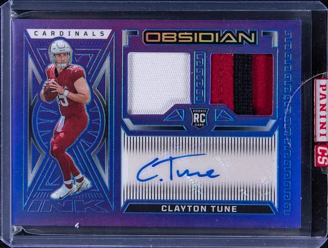 2023 Panini Obsidian Clayton Tune Jumbo Ink #RJI-CTU card image