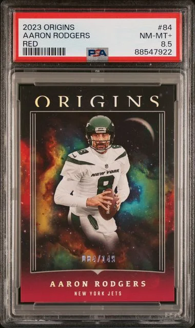 2023 Panini Origins Aaron Rodgers Red #84 card image