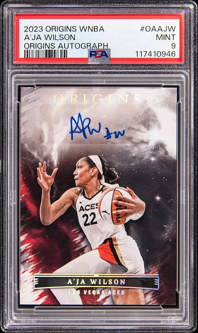 2023 Panini Origins A'Ja Wilson WNBA Origins Autograph #OA-AJW card image