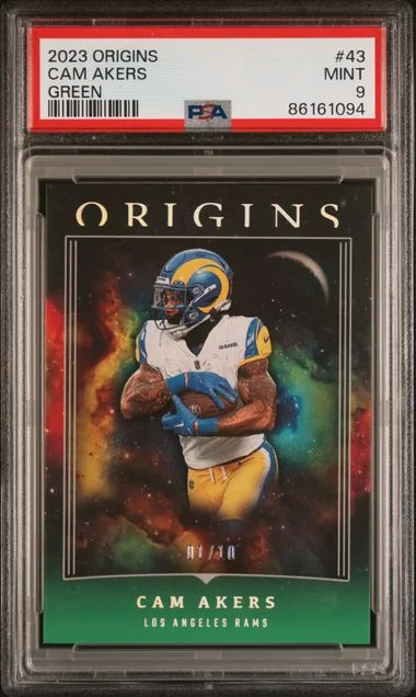 2023 Panini Origins Cam Akers Green #43 card image