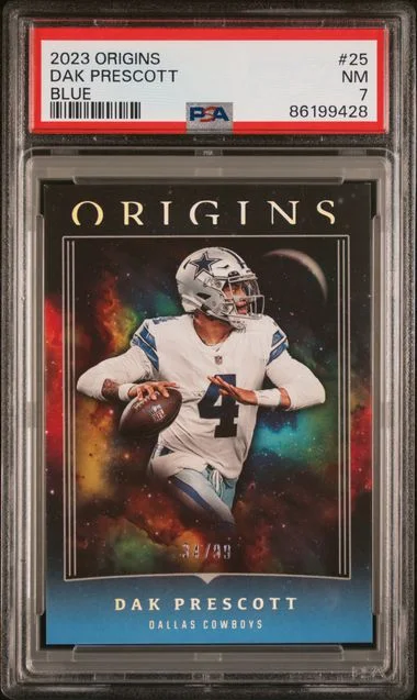 2023 Panini Origins Dak Prescott Blue #25 card image