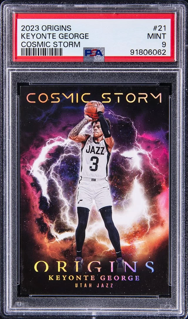 2023 Panini Origins Keyonte George Cosmic Storm #21 card image