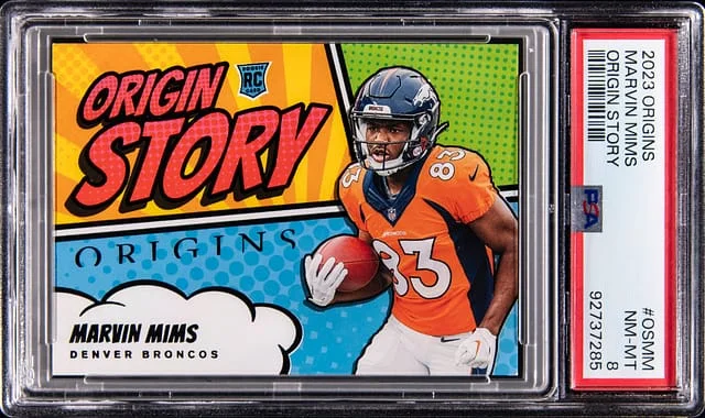2023 Panini Origins Marvin Mims Origin Story #OS-MM card image