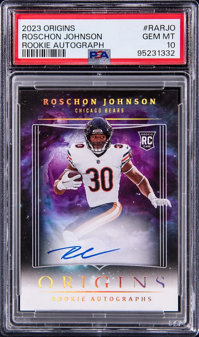 2023 Panini Origins Roschon Johnson Autograph #RARJO card image