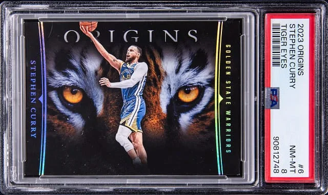 2023 Panini Origins Stephen Curry Tiger Eyes #6 card image