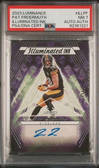 2023 Panini Pat Freiermuth Luminance Illuminated Ink #LII-PF card image
