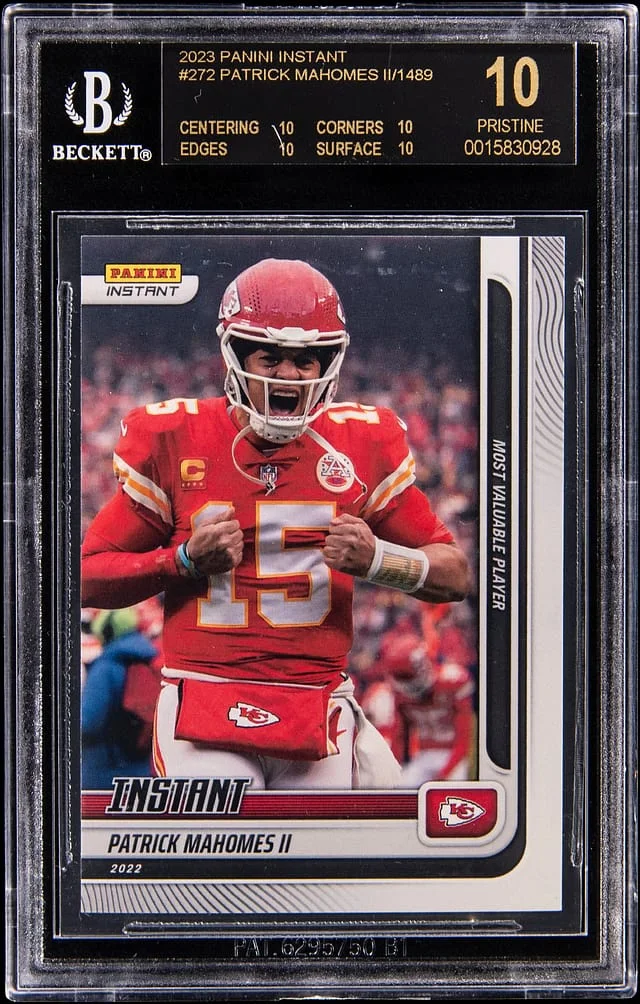 2023 Panini Patrick Mahomes II (/1489) Instant #272 card image