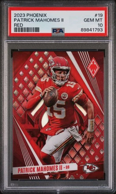 2023 Panini Patrick Mahomes II Phoenix Red #19 card image