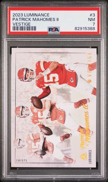 2023 Panini Patrick Mahomes II Luminance Vestige #3 card image