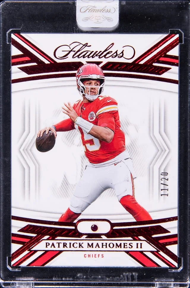 2023 Panini Patrick Mahomes II Flawless. Ruby #32 card image