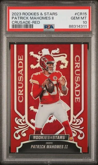 2023 Panini Patrick Mahomes II Rookies & Stars Crusade Red #CR15 card image