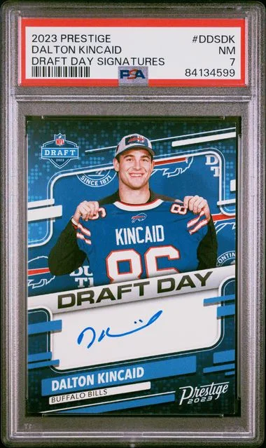 2023 Panini Prestige Dalton Kincaid Draft Day Signature #DDS-DK card image