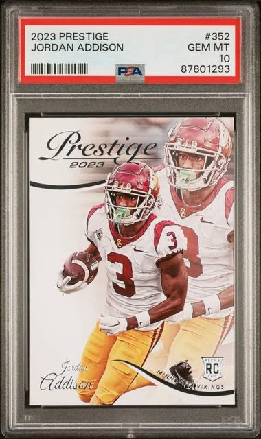 2023 Panini Prestige Jordan Addison #352 card image