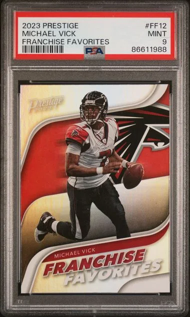 2023 Panini Prestige Michael Vick Franchise Favorites #FF12 card image