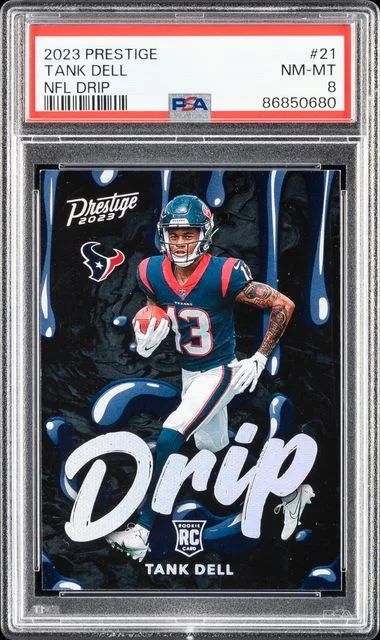 2023 Panini Prestige Tank Dell NFL Drip #21 card image