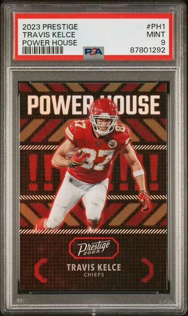 2023 Panini Prestige Travis Kelce Power House #PH1 card image