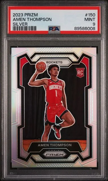 2023 Panini Prizm Amen Thompson Silver #150 card image