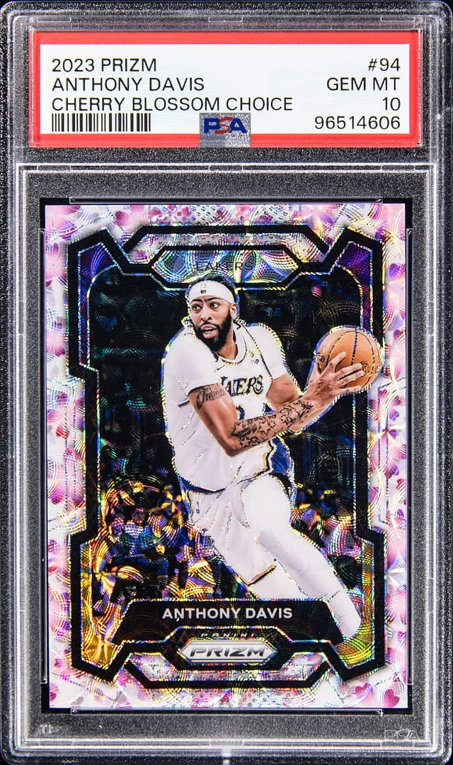 2023 Panini Prizm Anthony Davis Cherry Blossom Choice #94 card image