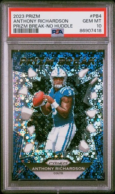 2023 Panini Prizm Anthony Richardson Prizm Break Silver #PB4 card image