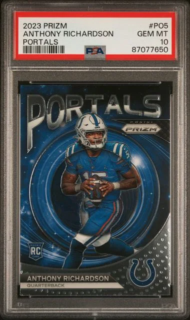 2023 Panini Prizm Anthony Richardson Portals #PO5 card image