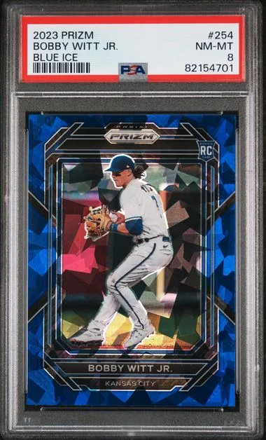 2023 Panini Prizm Bobby Witt Jr. Blue Ice #254 card image