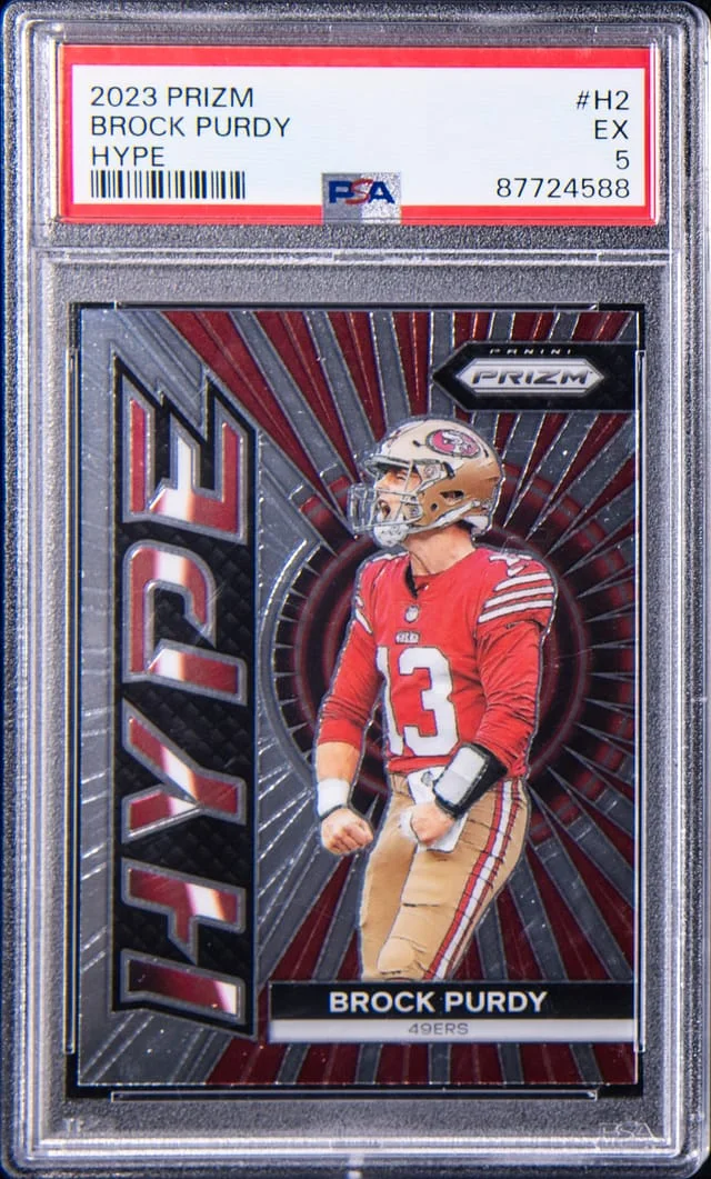 2023 Panini Prizm Brock Purdy Hype #H-2 card image