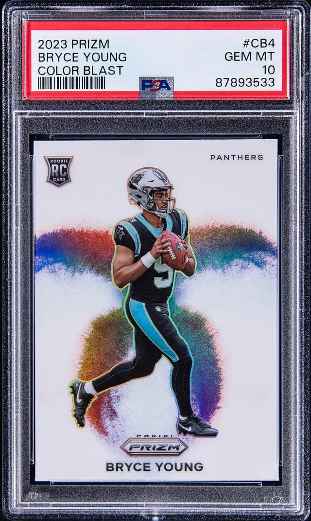 2023 Panini Prizm Bryce Young Color Blast #CB4 card image