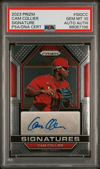 2023 Panini Prizm Cam Collier Signatures #SIG-CC card image