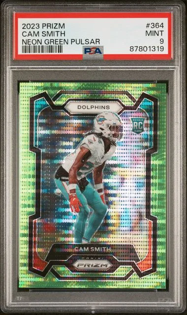 2023 Panini Prizm Cam Smith Neon Green Pulsar #364 card image