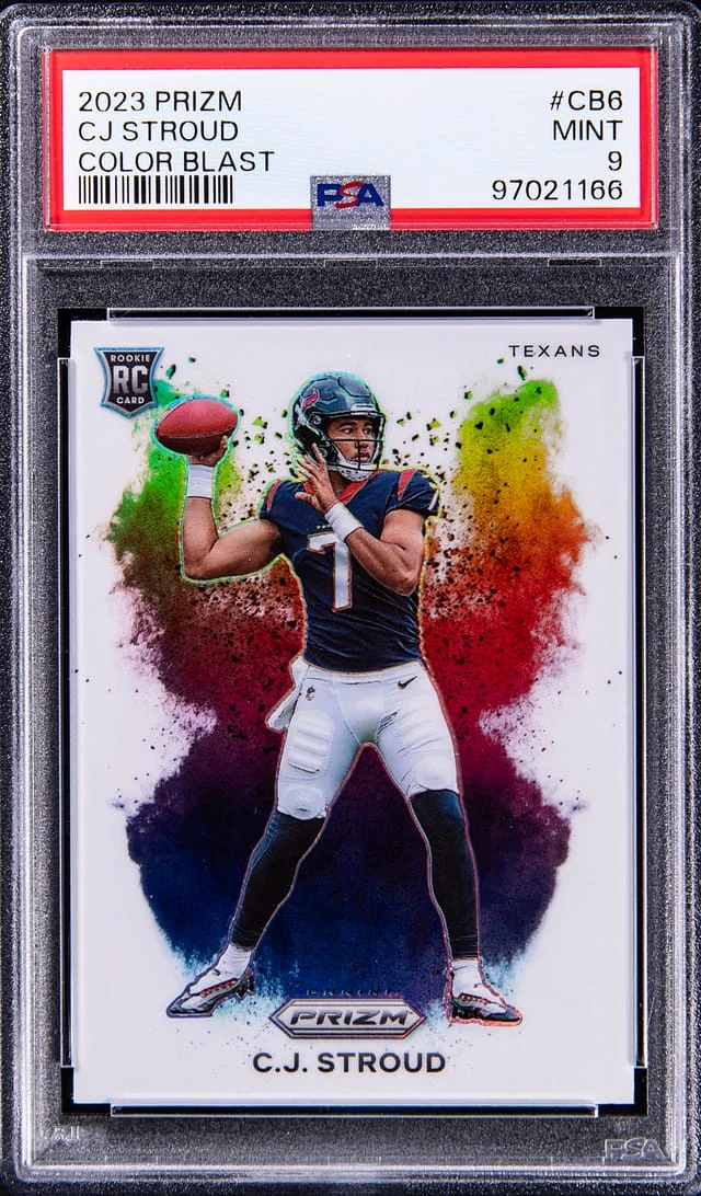 2023 Panini Prizm C.J. Stroud Color Blast #CB6 card image