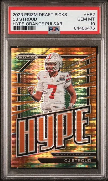 2023 Panini Prizm Cj Stroud Hype Orange Pulsar #HP2 card image