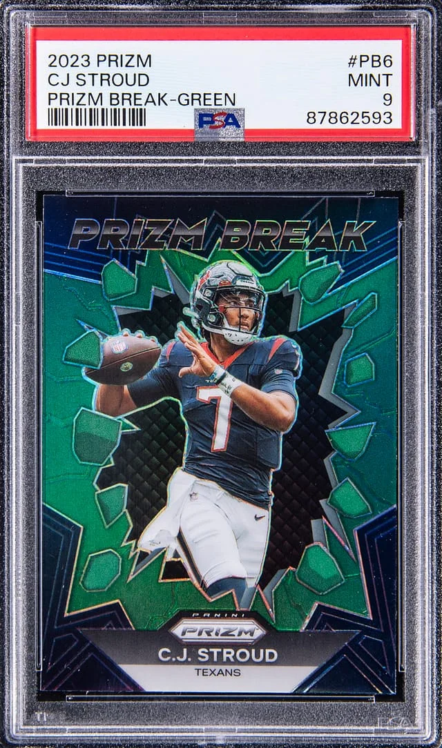 2023 Panini Prizm CJ Stroud Prizm Break Silver #PB-6 card image