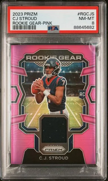 2023 Panini Prizm C.J. Stroud Gear Pink #RGCJS card image