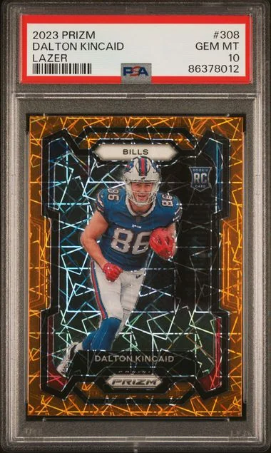 2023 Panini Prizm Dalton Kincaid Lazer #308 card image