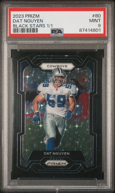 2023 Panini Prizm Dat Nguyen Black Stars #80 card image