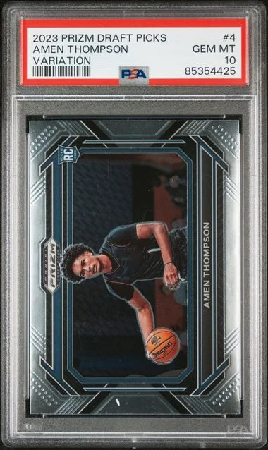 2023 Panini Prizm Draft Picks Amen Thompson Variation #4 card image
