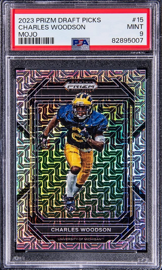 2023 Panini Prizm Draft Picks Charles Woodson Mojo #15 card image