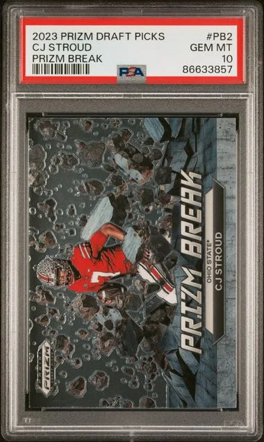 2023 Panini Prizm Draft Picks C.J. Stroud Prizm Break #PB2 card image