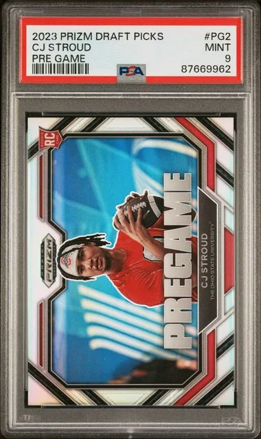 2023 Panini Prizm Draft Picks C.J. Stroud Pre Game #PG2 card image