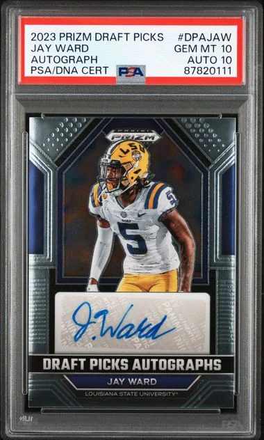 2023 Panini Prizm Draft Picks Jay Ward Draft Picks Autograph #DPAJAW card image